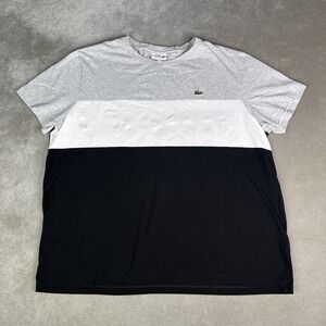 Lacoste Shirt Men's Size 4XL Colorblock T-Shirt